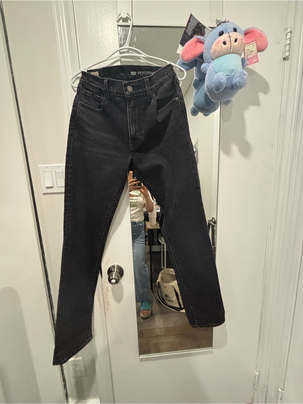 Black High-Rise men's Jeans